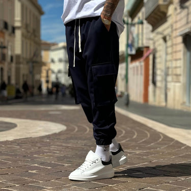 Pantalone cargo blu navy - FLAG STORE